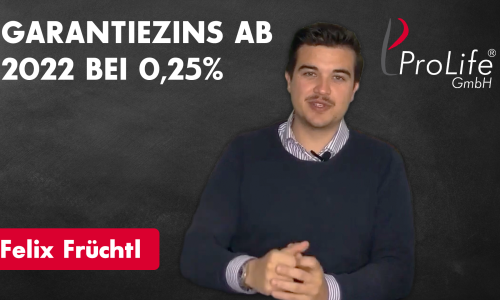 Garantiezins bei nur noch 0,25%!