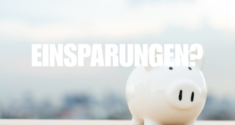 einsparungen