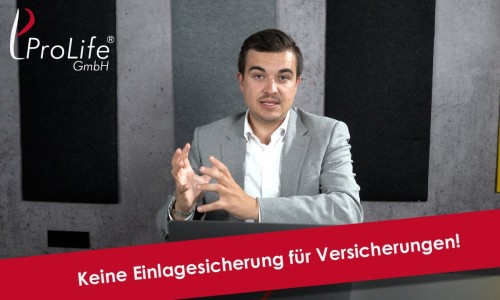 Keine Einlagensicherung mehr für Versicherungen!