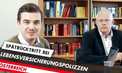 Spätrücktritt von Lebensversicherungen - der aktuelle Stand!